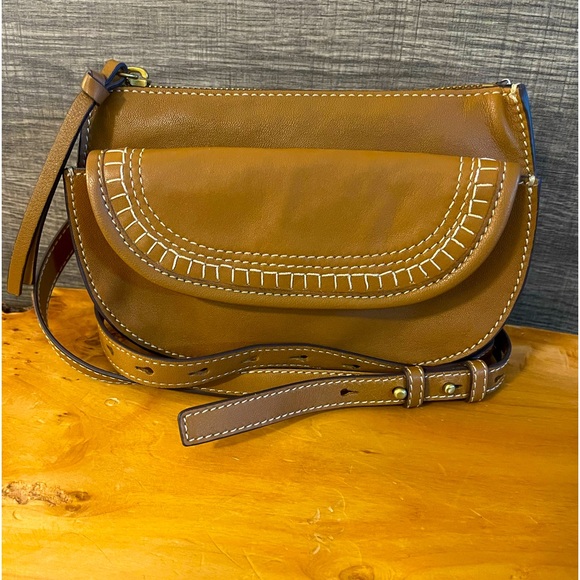Lucky Brand Kiah Leather Crossbody - Picture 1 of 8